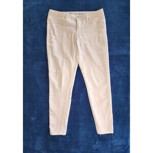 Wassio Women White Mid Rise Jegging Size 8/29